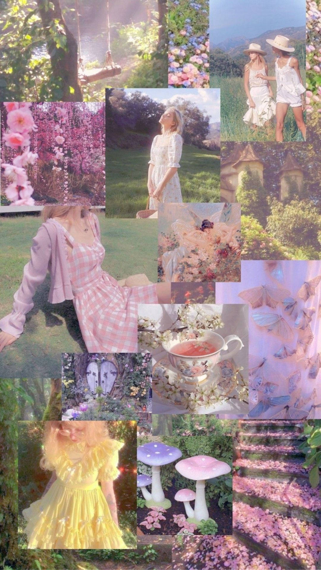 Fairy Aesthetic Collage Wallpaper