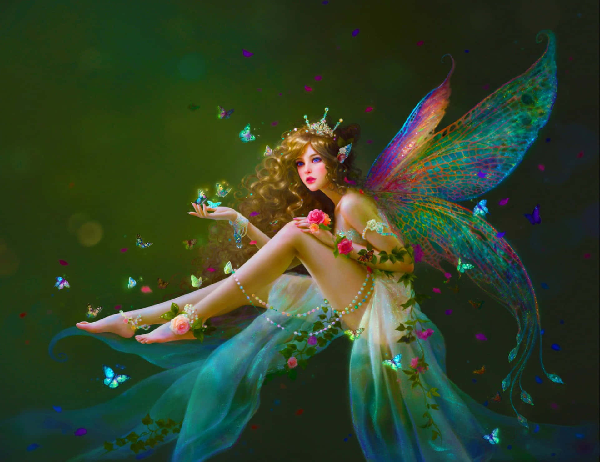Magic Fairy in a Mystical Land