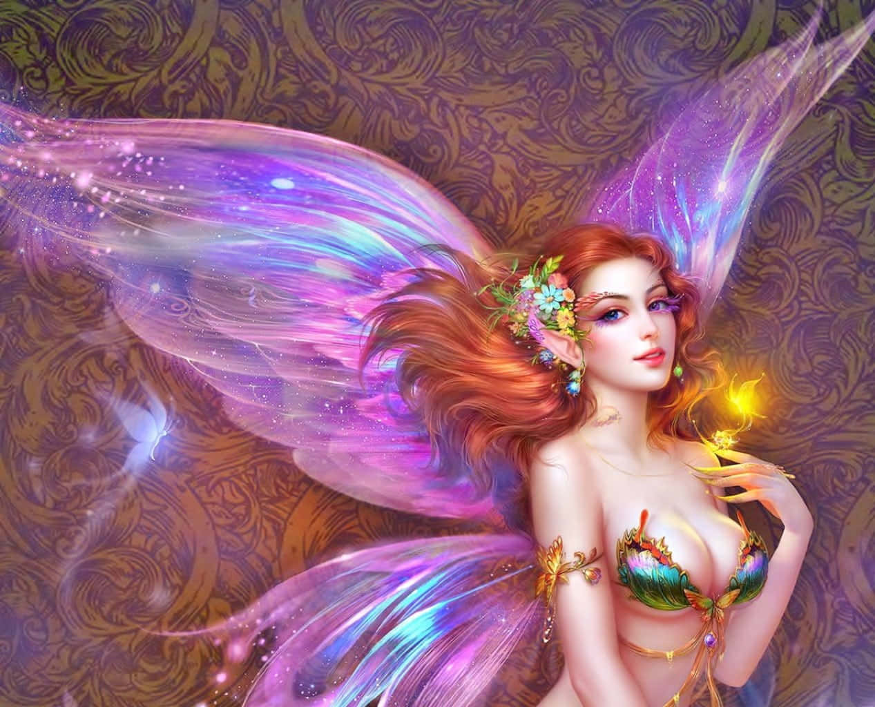 Experience a magical fairy scene