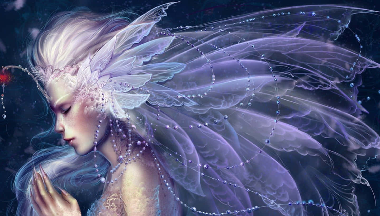 A Mystical Fairy Sets a Magical Landscape