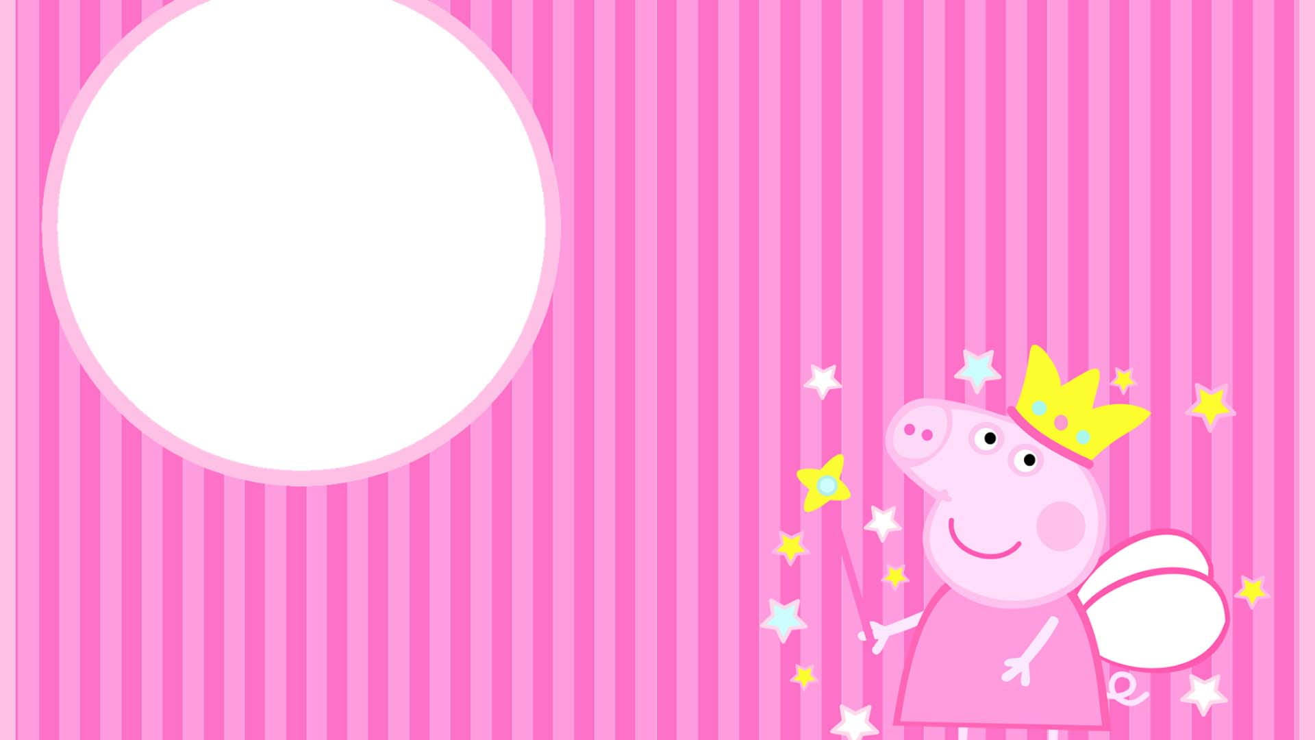 Fairy Costume Peppa Pig iPad Wallpaper