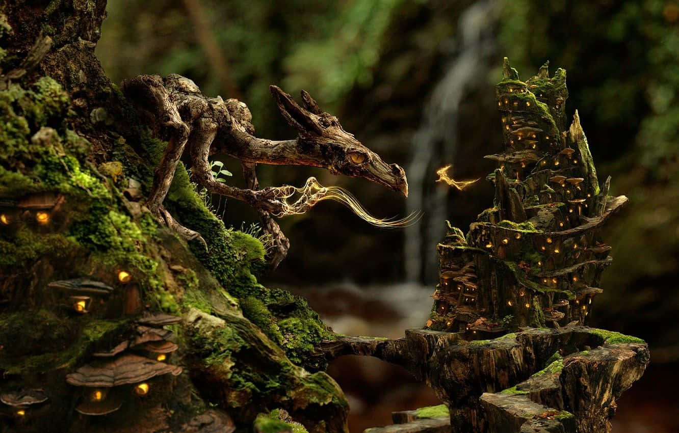 Mysterious Fairy Forest Awaits Wallpaper