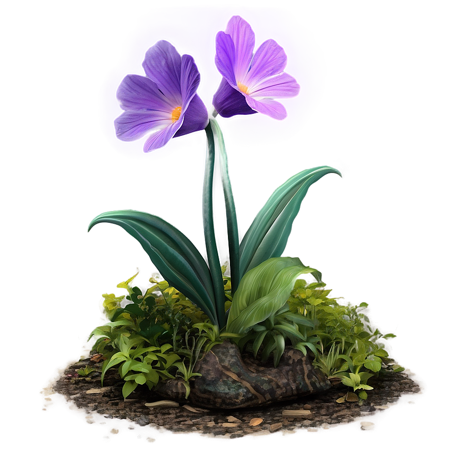 Fairy Garden Flowers Png Avq37 PNG