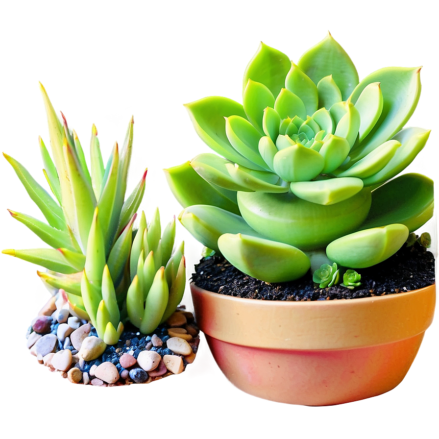 Fairy Garden Succulents Png Fnc48 PNG