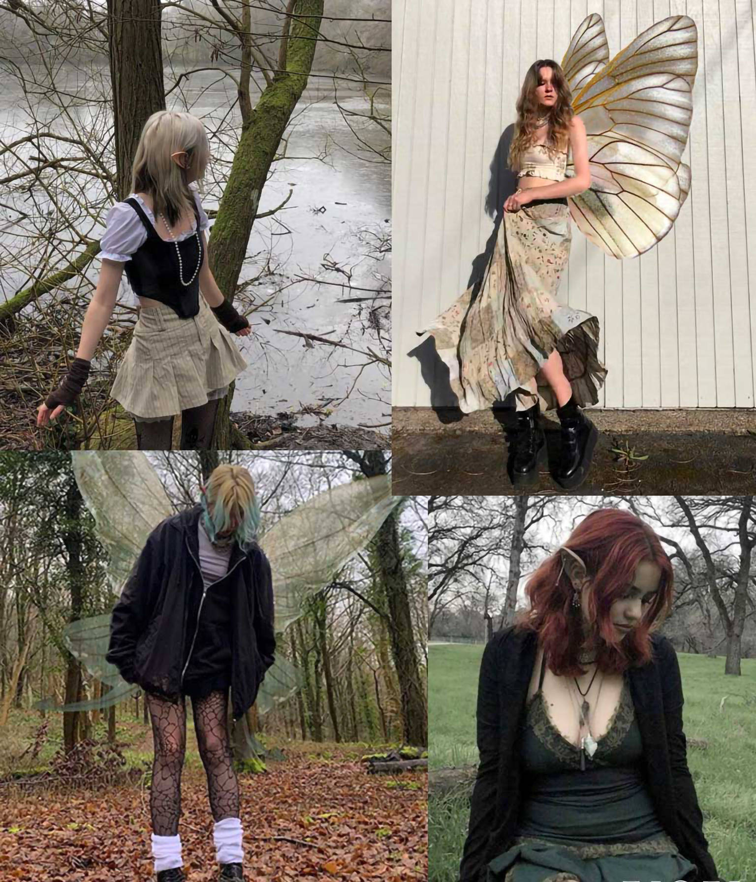 Fairy Grunge Aesthetic Clothes