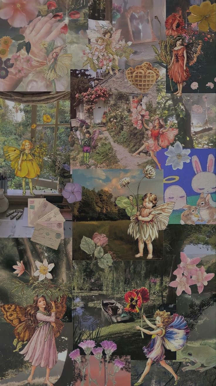 Fairy Grunge Collage Aesthetic.jpg Wallpaper