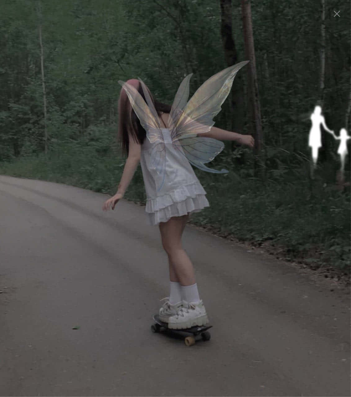 Fairy Grunge Skater Girl.jpg Wallpaper