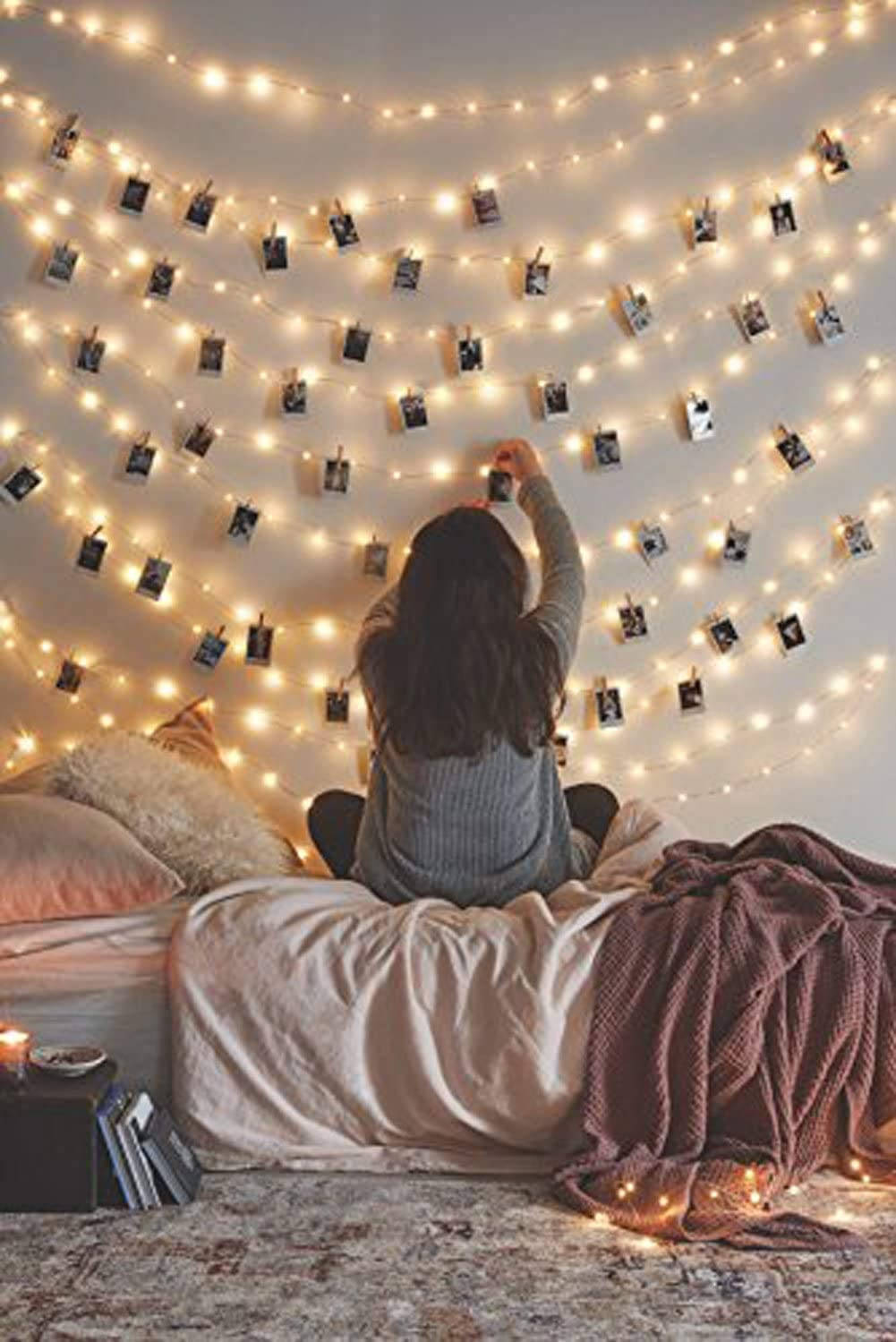 Lyse dit rum op med en magisk færgelamper æstetisk. Wallpaper