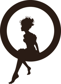 Fairy Silhouette Profile PNG