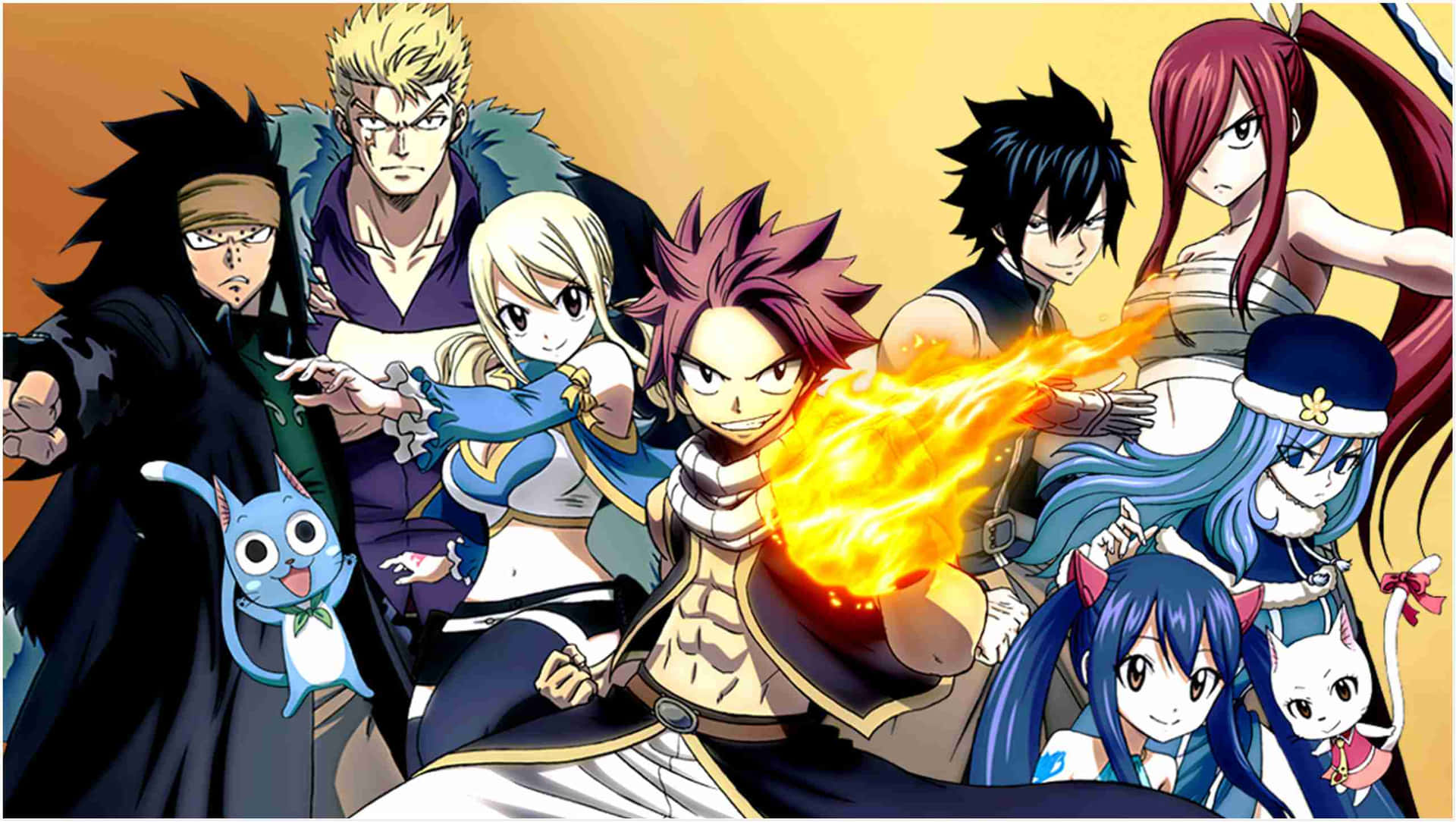 Fairy Tail Aesthetic Strongest Members Wallpaper