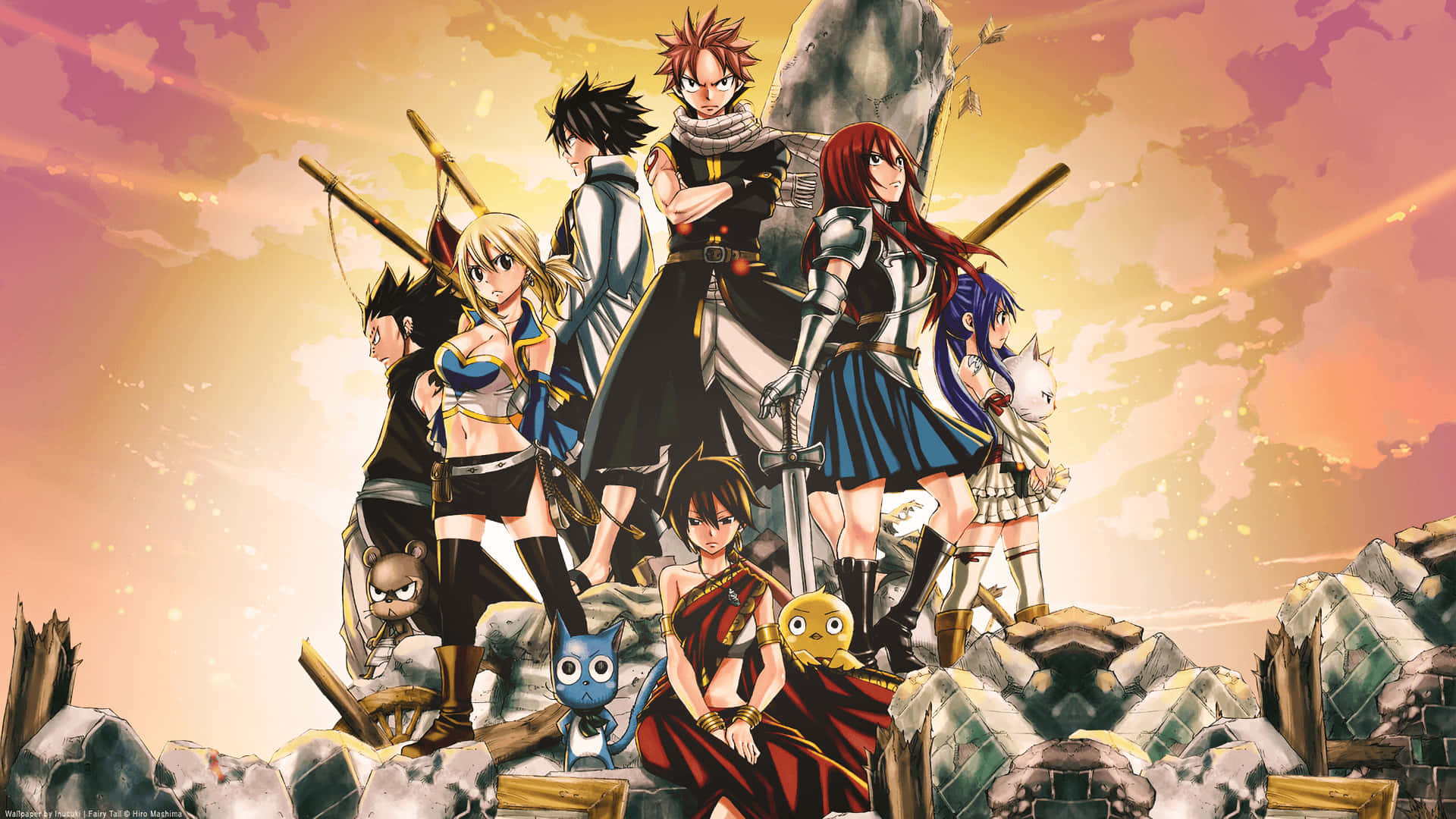Fairy Tail Aesthetic Iconic Pose Wallpaper