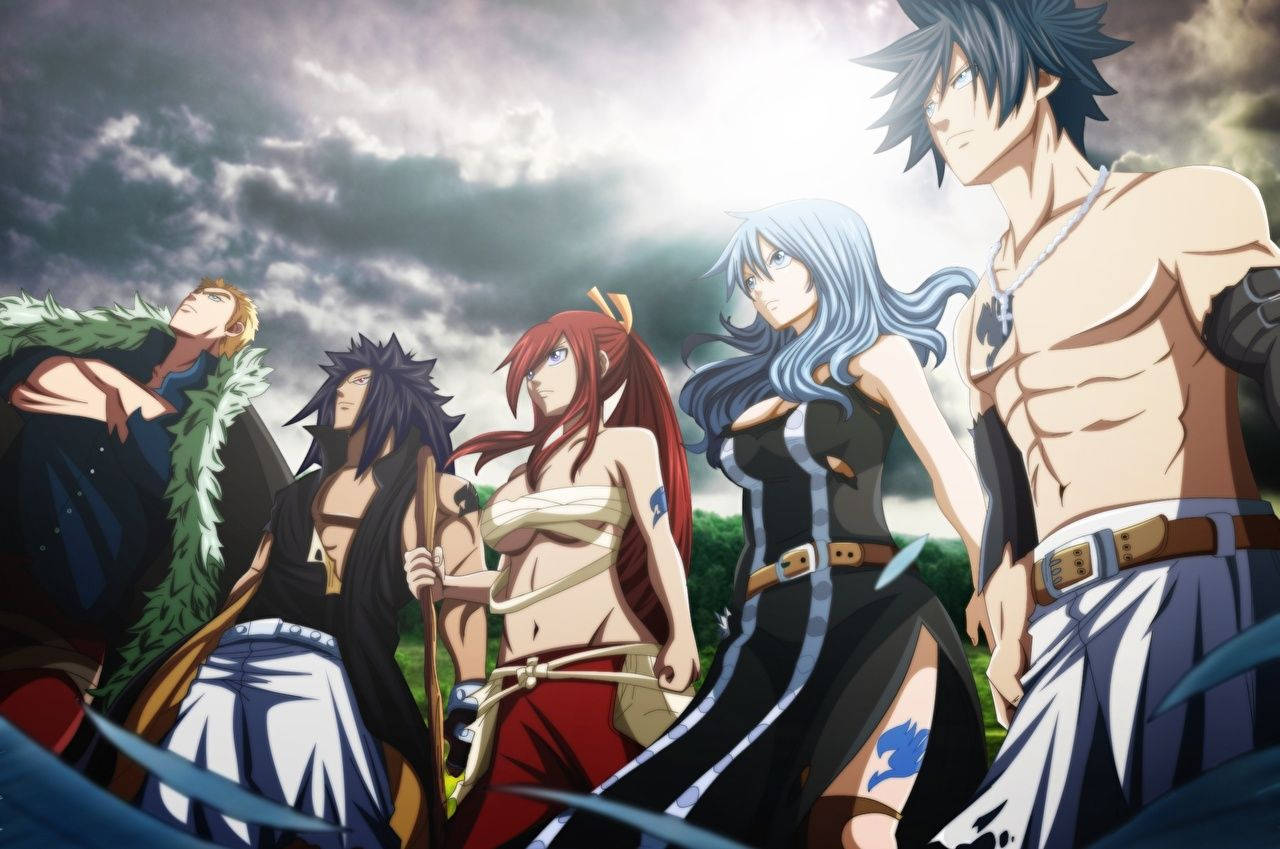 Strong and powerful Fairy Tail characters Wallpaper