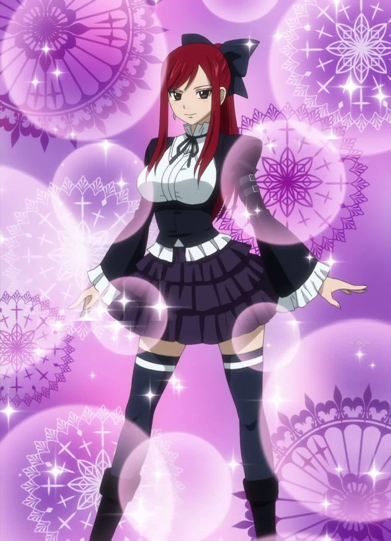 Fairy Tail Characters Erza Maid Uniform Wallpaper