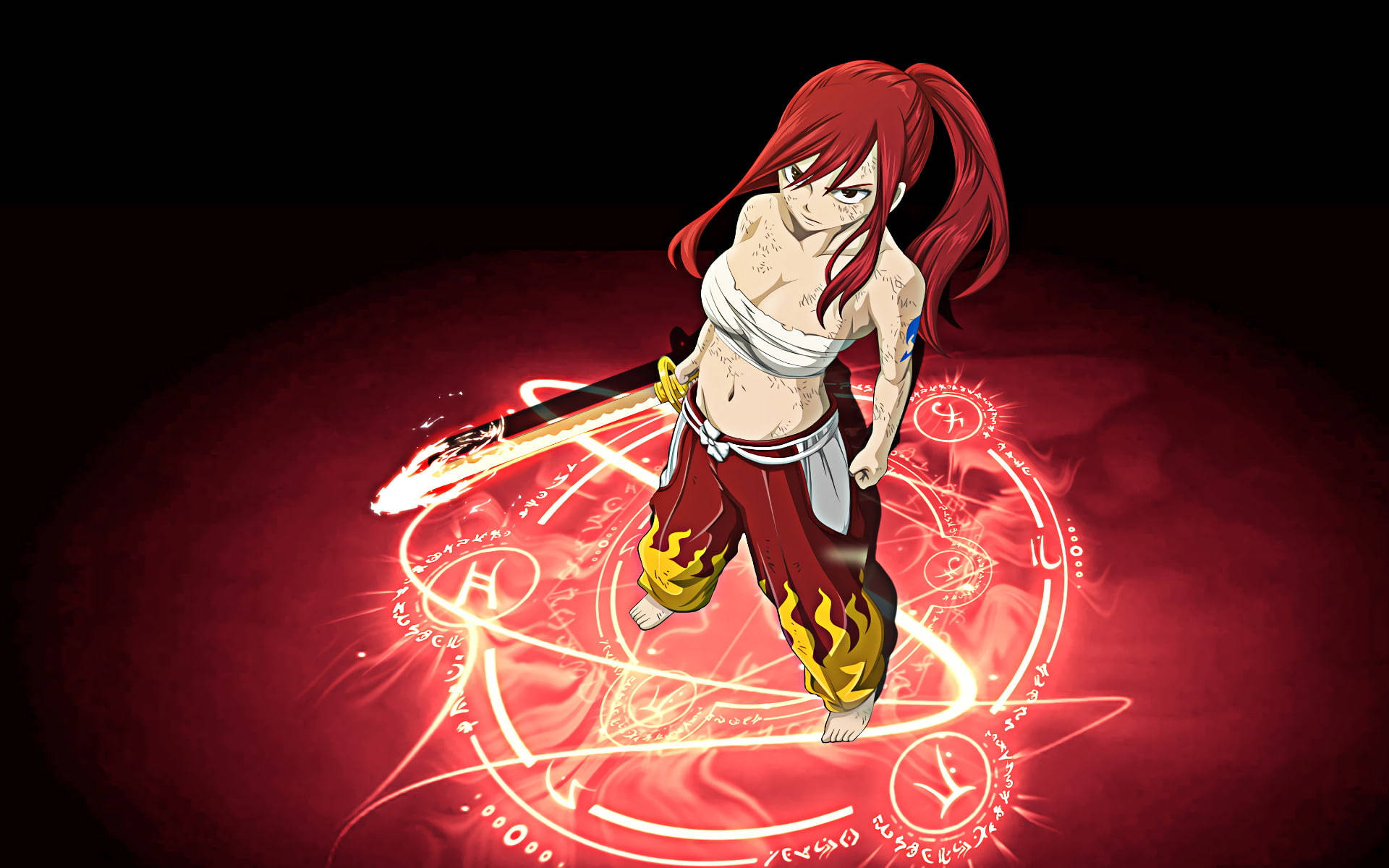 Fairy Tail Characters Erza Scarlet Wallpaper