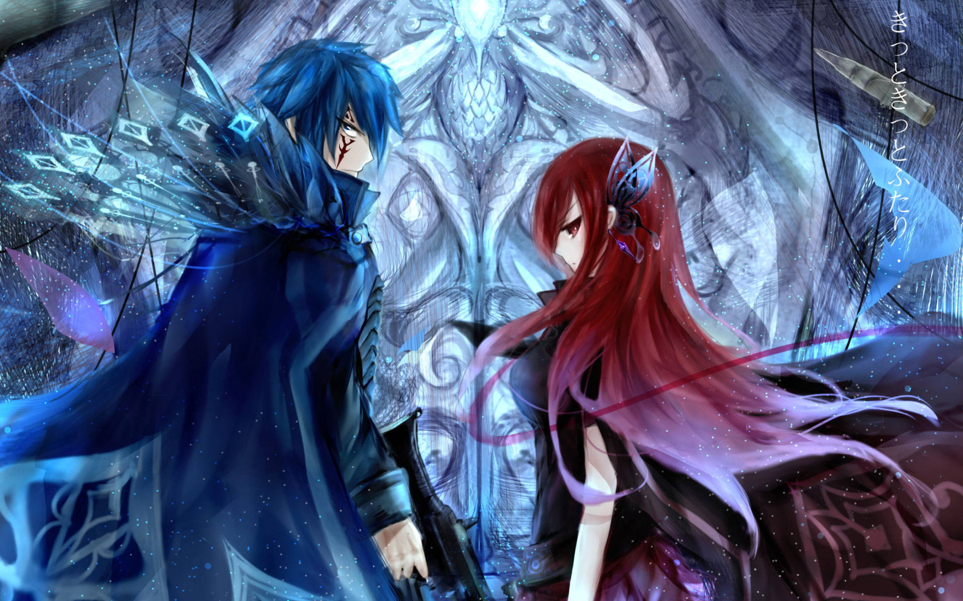 Fairy Tail Characters Jellal And Erza Wallpaper