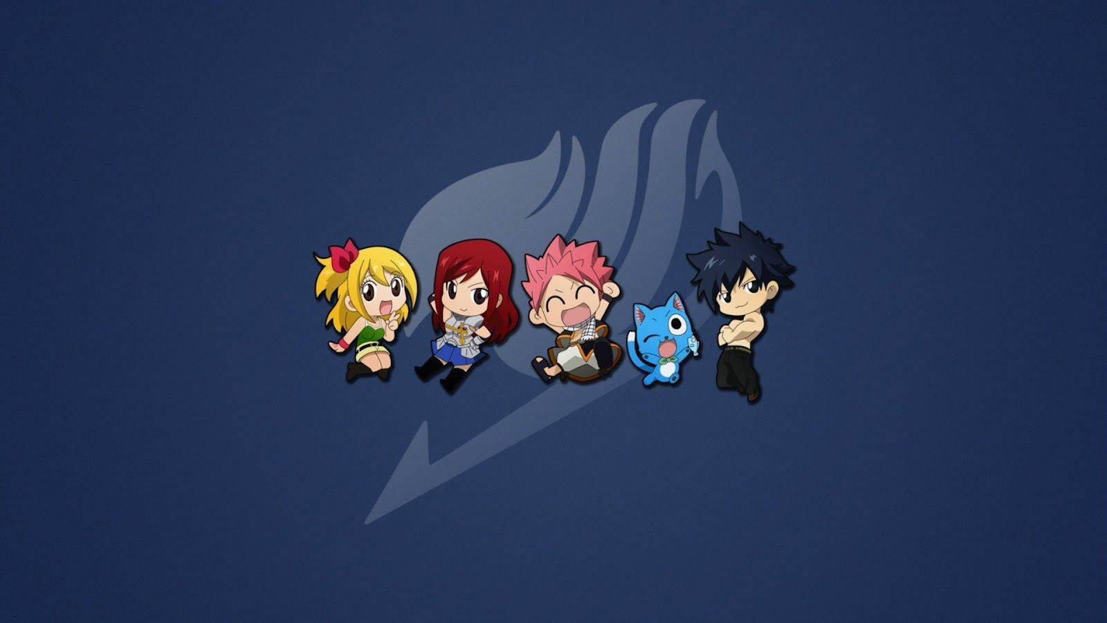 Chibi Fairy Tail Characters Wallpaper