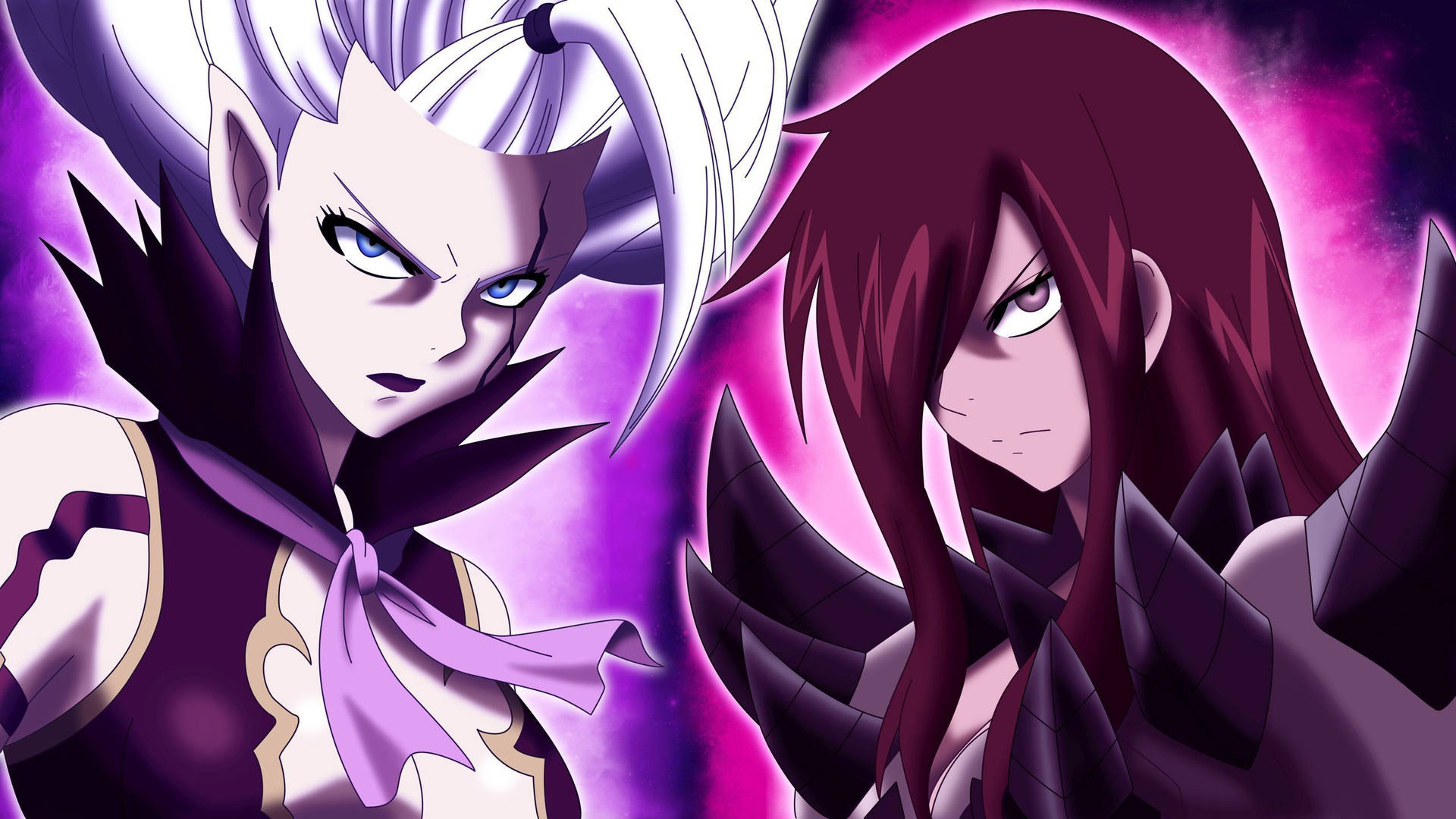 Fairy Tail Siblings - Erza and Mirajane Wallpaper