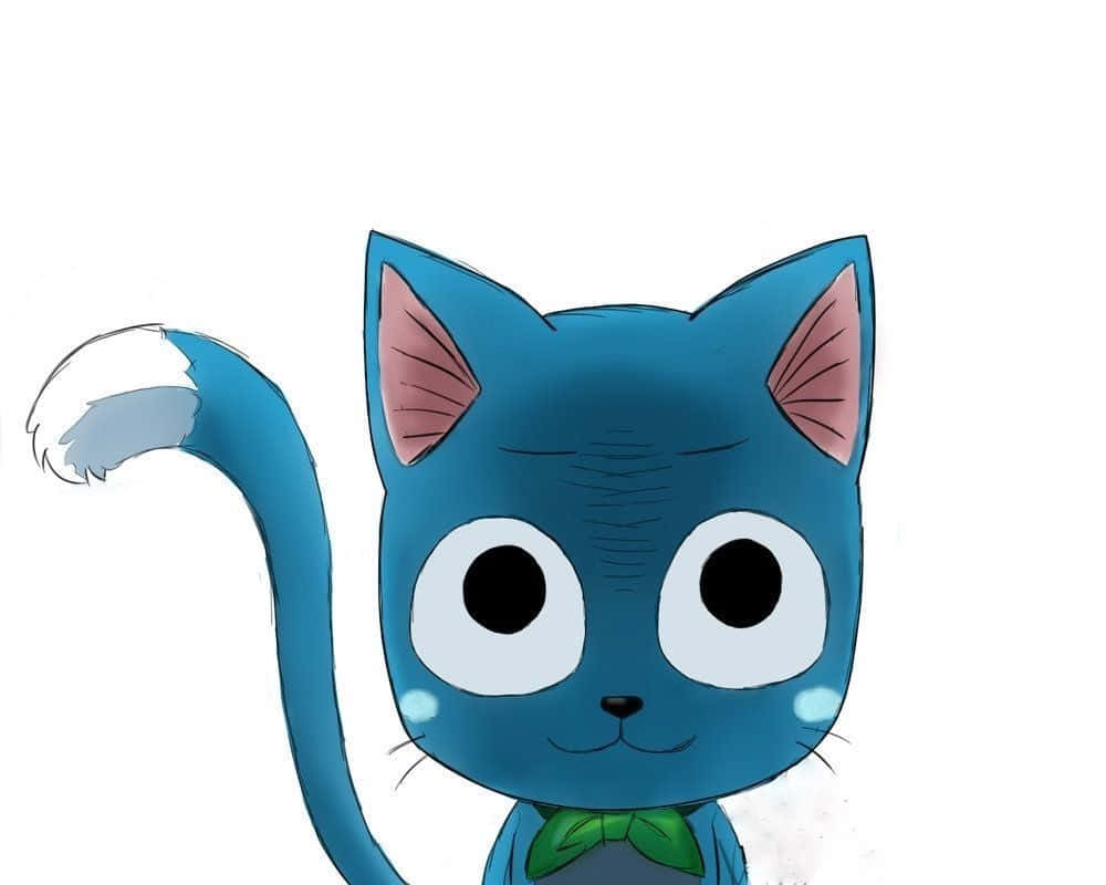 Happy the Blue Exceed from Fairy Tail Wallpaper