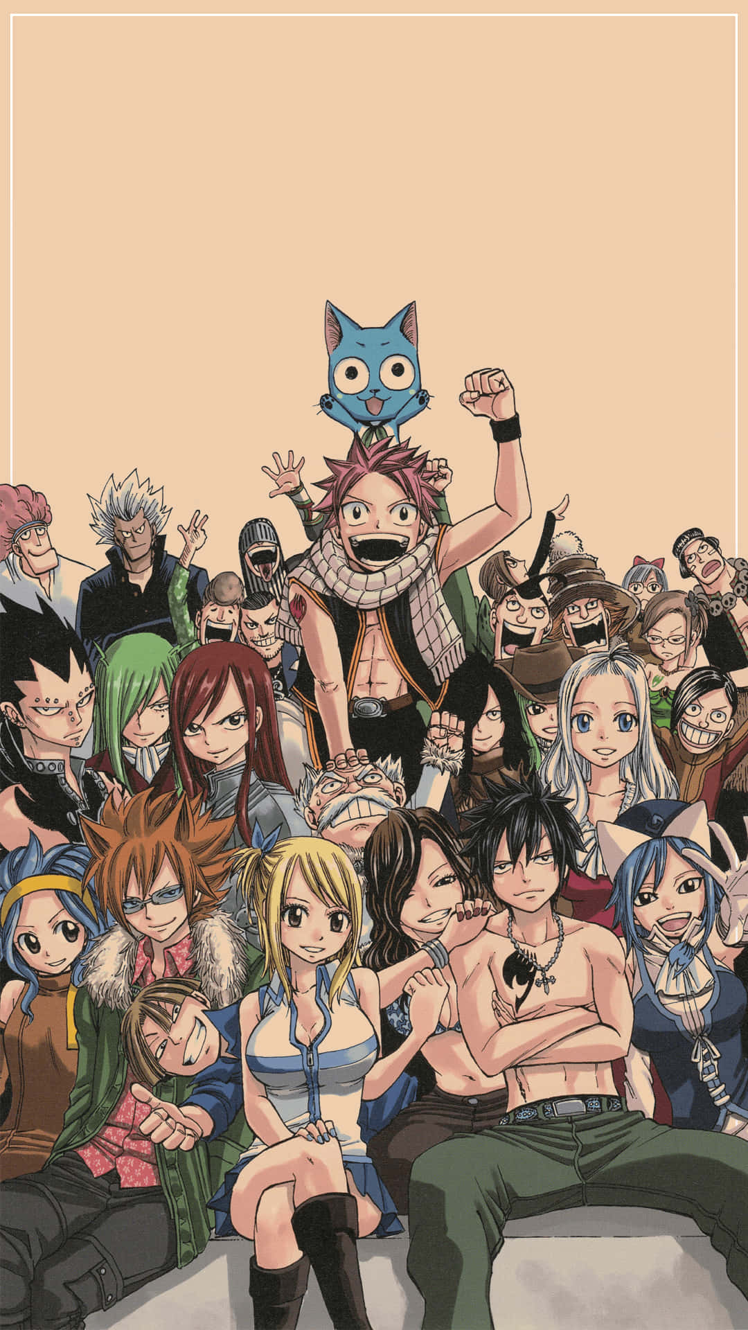 Fairy Tail Iphone Fictional Characters Wallpaper