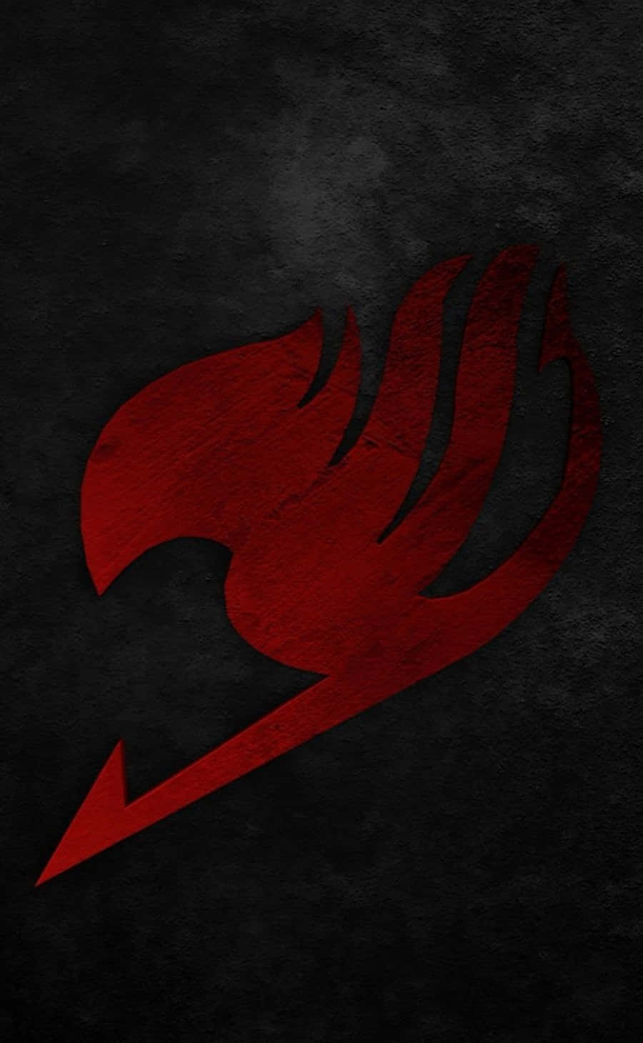 Fairytail Logo Rosso Per Iphone Sfondo