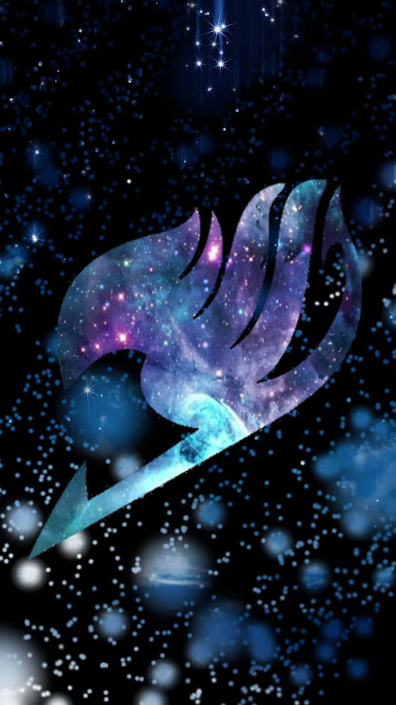 Få animation med det enigmatiske Fairy Tail Logo-Tapet. Wallpaper