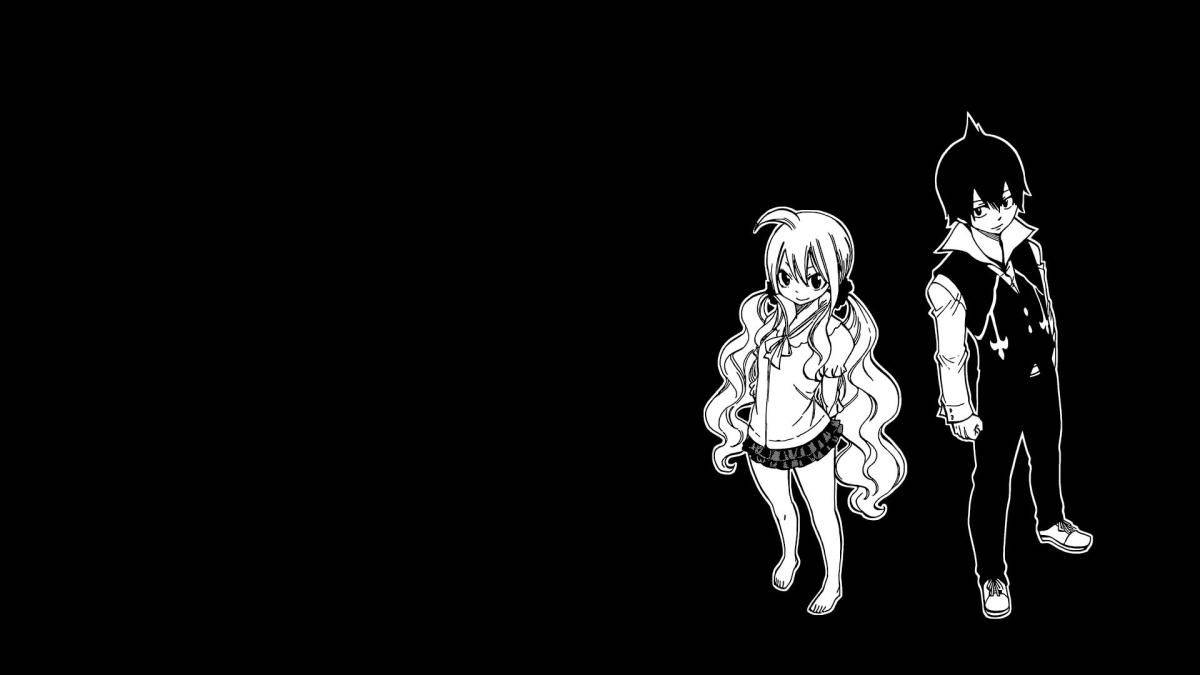 Two of Fairy Tail’s most powerful beings: Mavis and Zeref Wallpaper