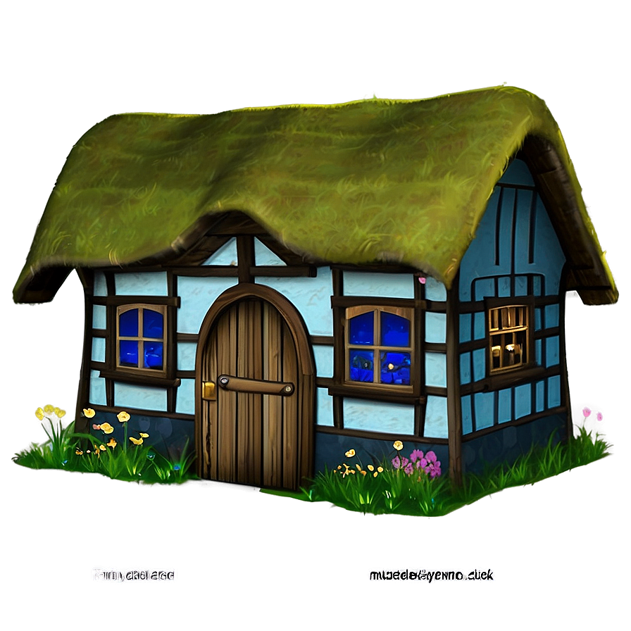 Fairy Tale Cottage Scene Png 75 PNG