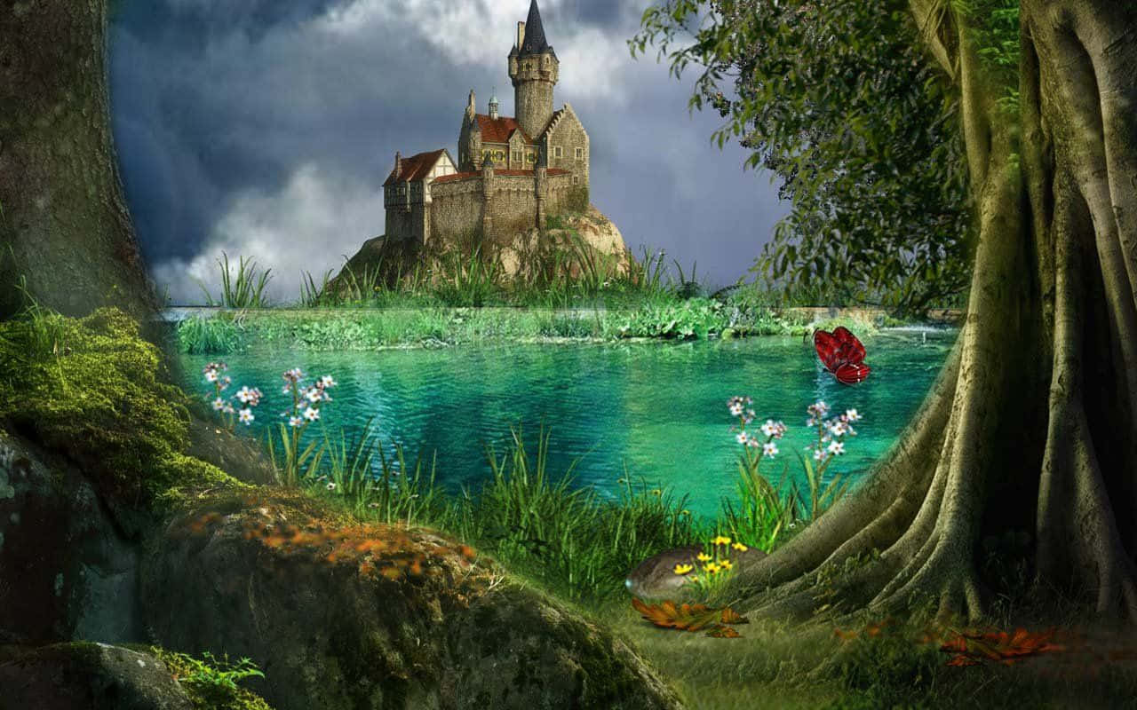 A magical fairy tale night Wallpaper