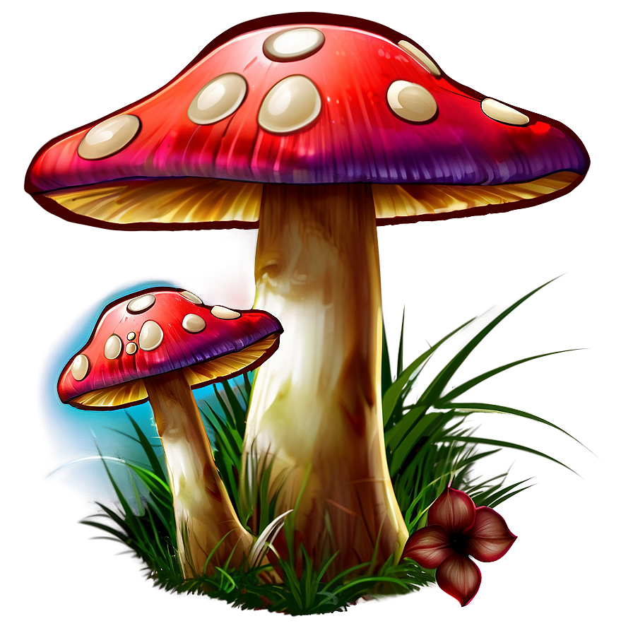 Fairy Tale Mushroom Png Mwp81 PNG