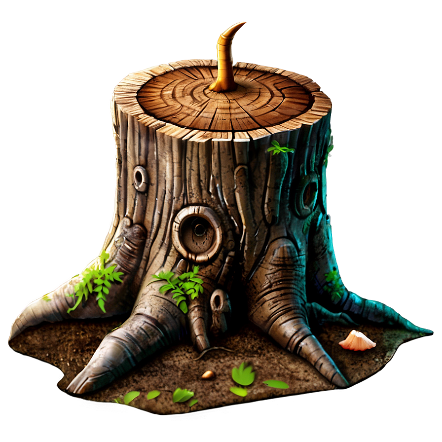 Fairy Tale Tree Stump Png Vyq83 PNG