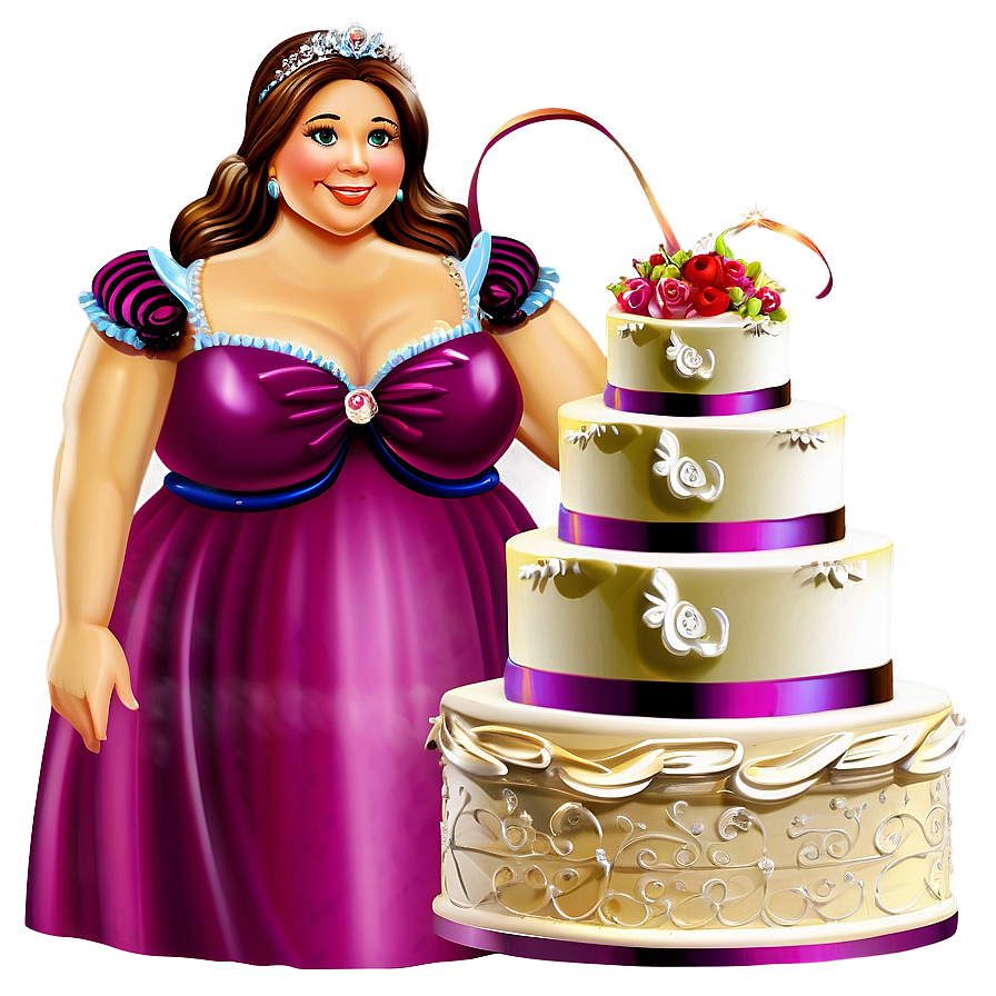 Fairy Tale Wedding Cake Png 06122024 PNG