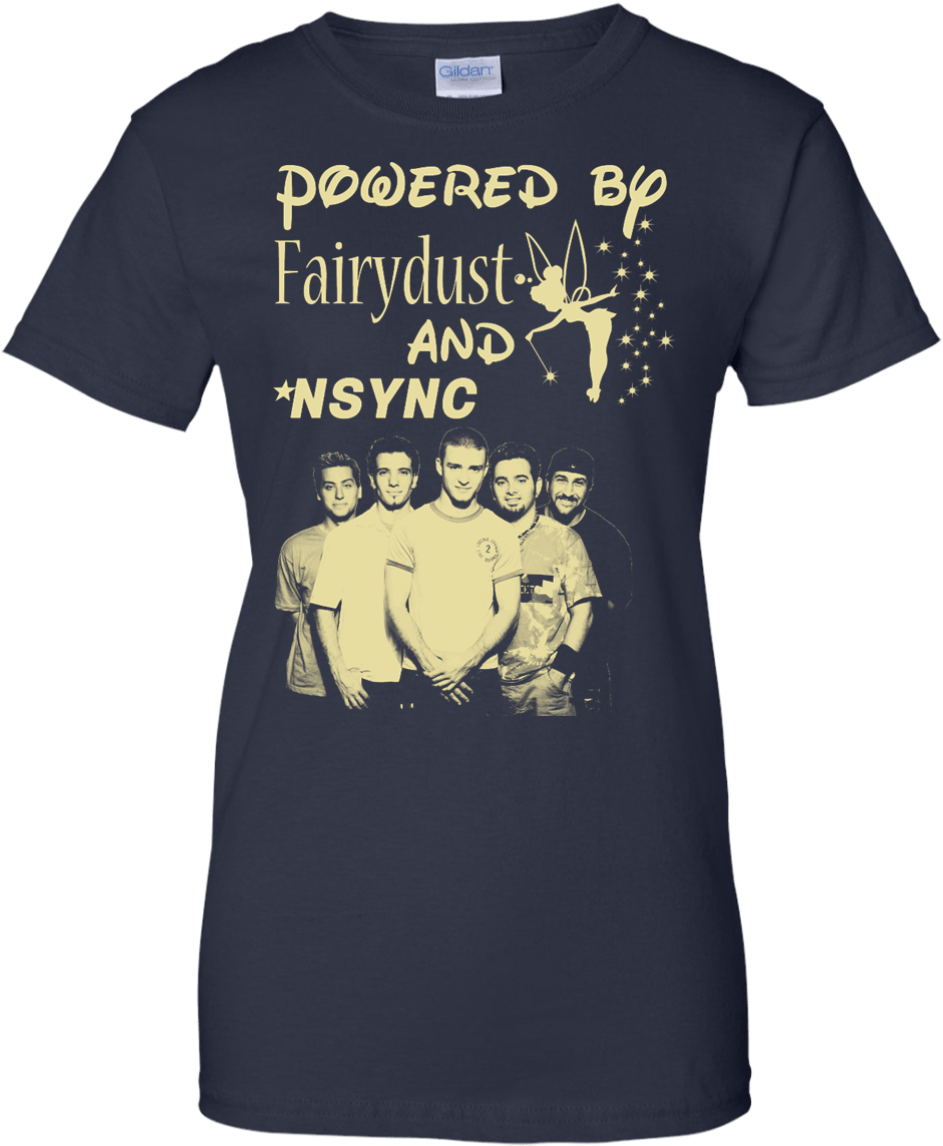 Fairydust N S Y N C Black T Shirt PNG