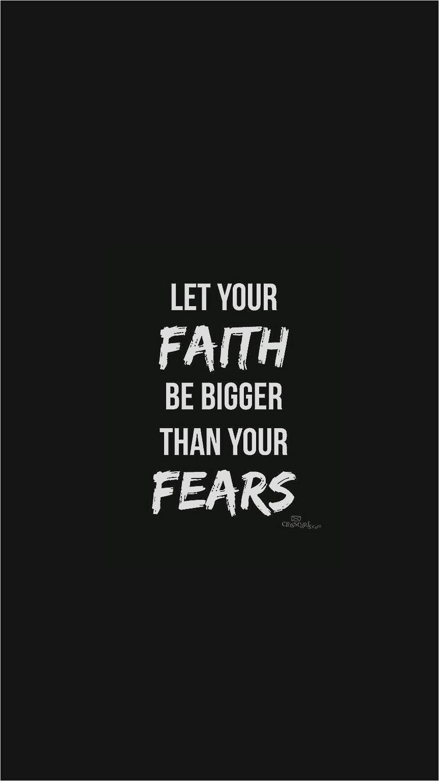 Faith And Fear Christian Iphone Wallpaper
