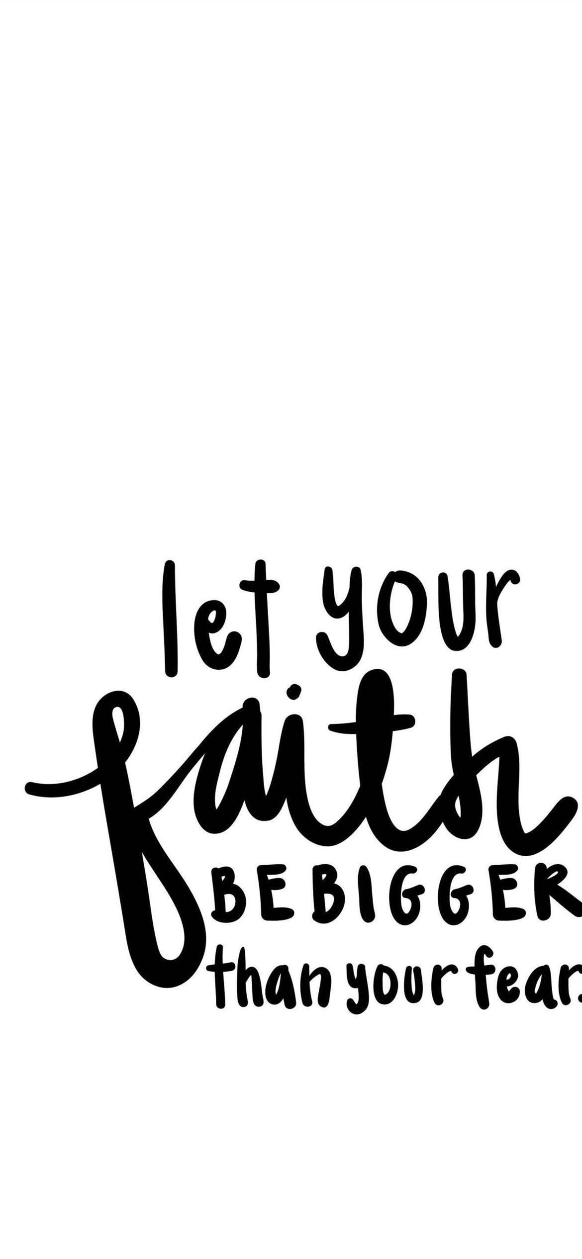 Faith Black And White Quotes Wallpaper