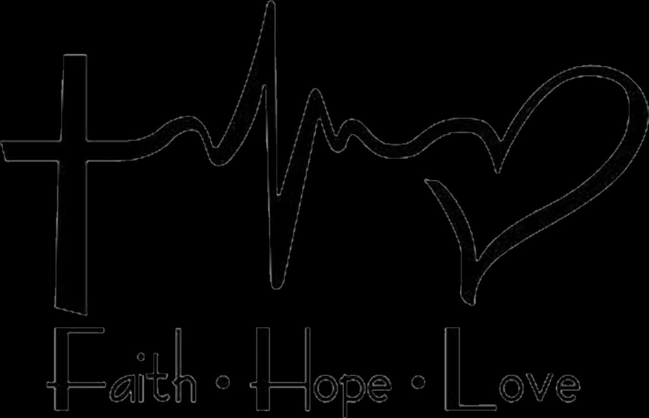 Faith Hope Love Tattoo Design PNG