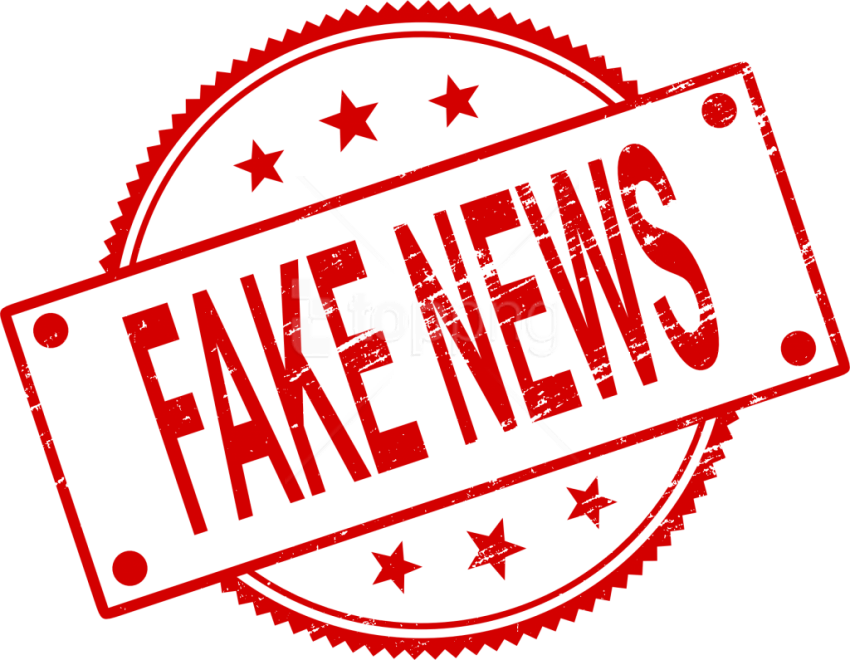 Fake News Stamp Graphic PNG