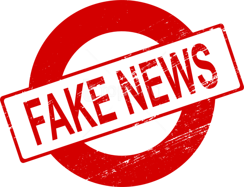 Fake News Stamp Graphic PNG