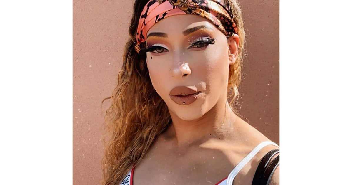Fake Woman With Makeup Wallpaper
