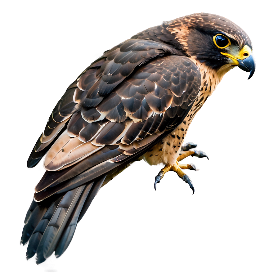 Falcon Bird Hunting Png 05032024 PNG