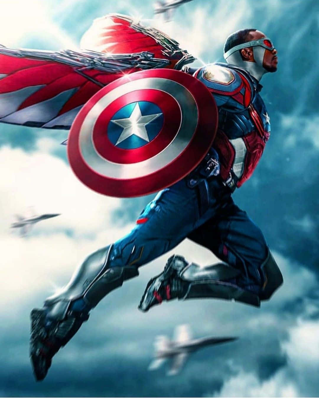 Sam Wilson, The Falcon, soars into the Avengers. Wallpaper