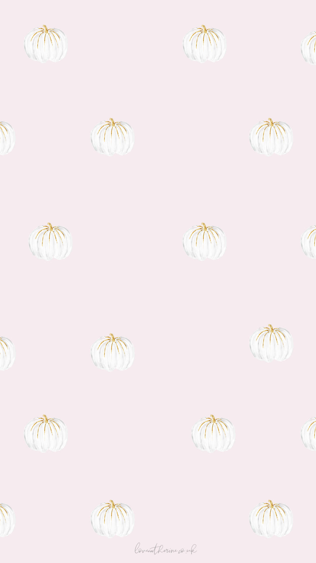 Fall Aesthetic Iphone White Pumpkins Background