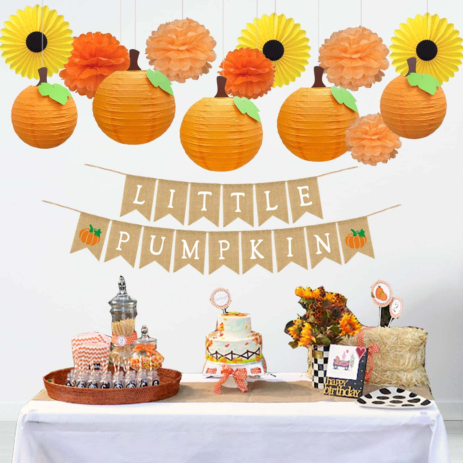 Intricate Fall Birthday Cakes Wallpaper