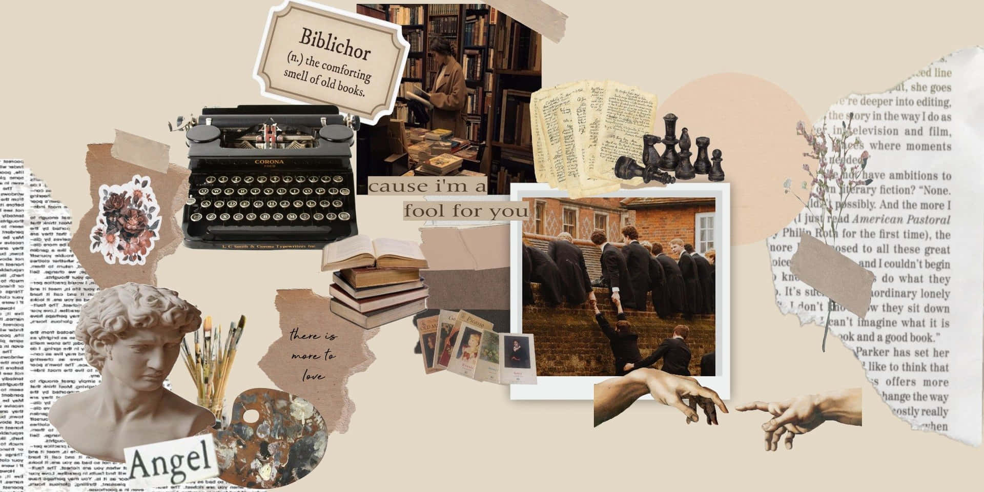 Collagede Escenas De Otoño Para El Escritorio. Fondo de pantalla