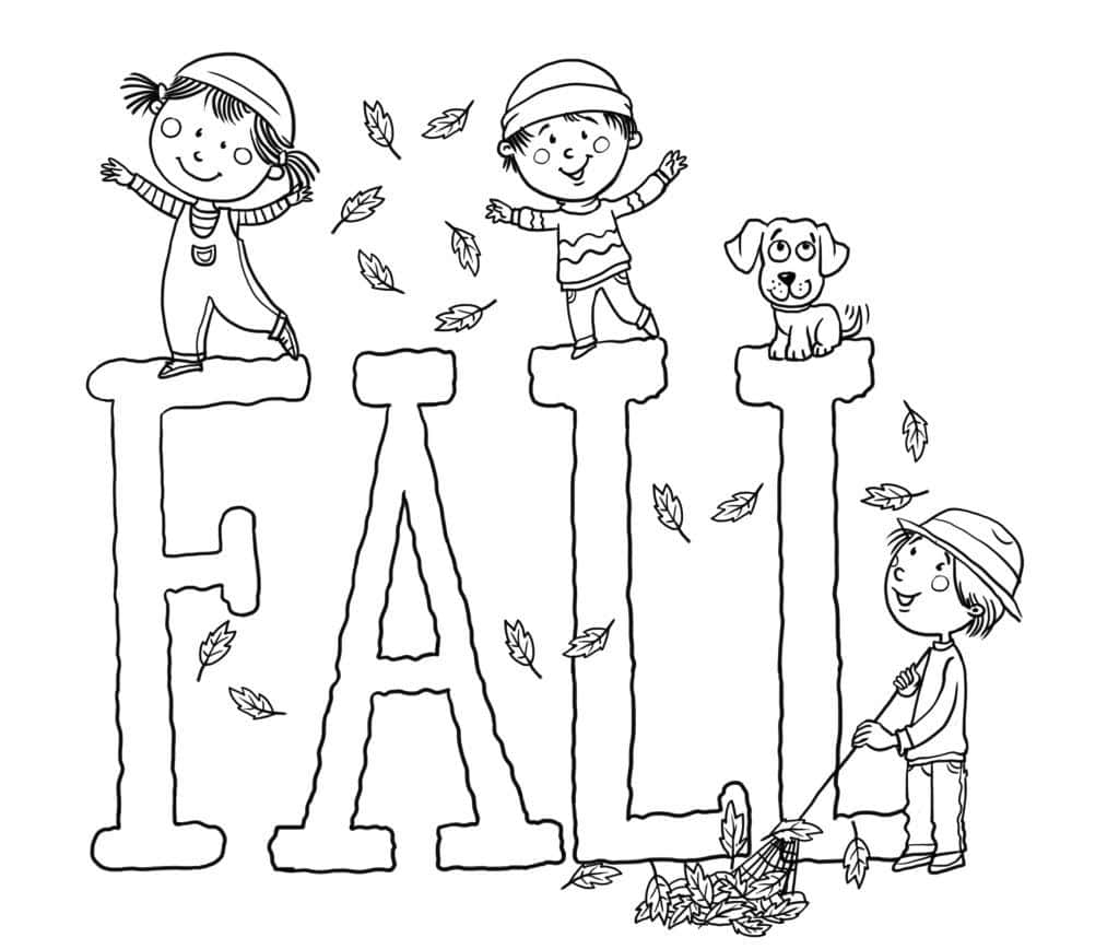 Enjoy Fall with Autumnal Coloring Pages