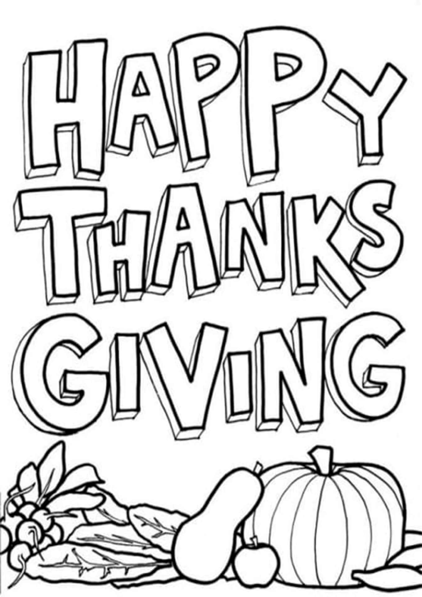 Thanksgiving Coloring Pages For Kids
