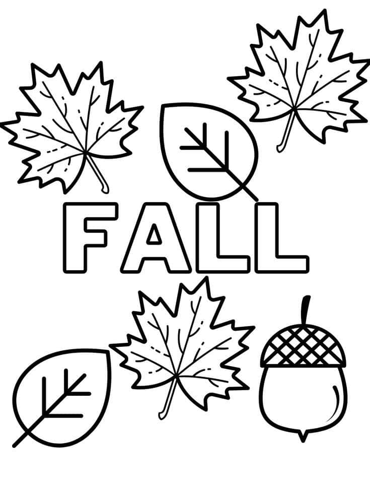 Celebrate the Start of Autumn with a Fun Coloring Activity!