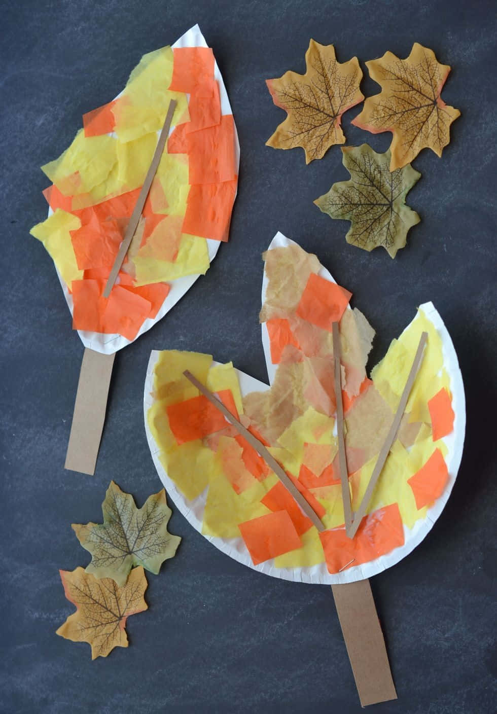 Engaging Fall Crafts Activity Table Wallpaper