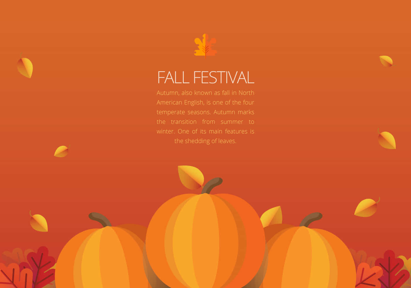 fall festival background