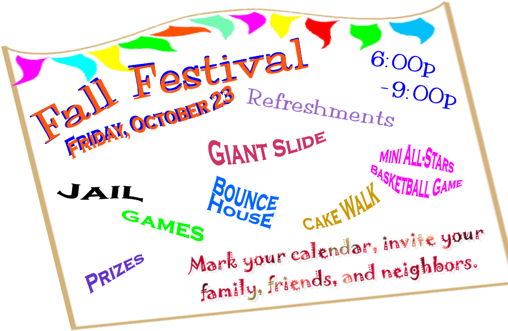 Fall Festival Event Poster PNG