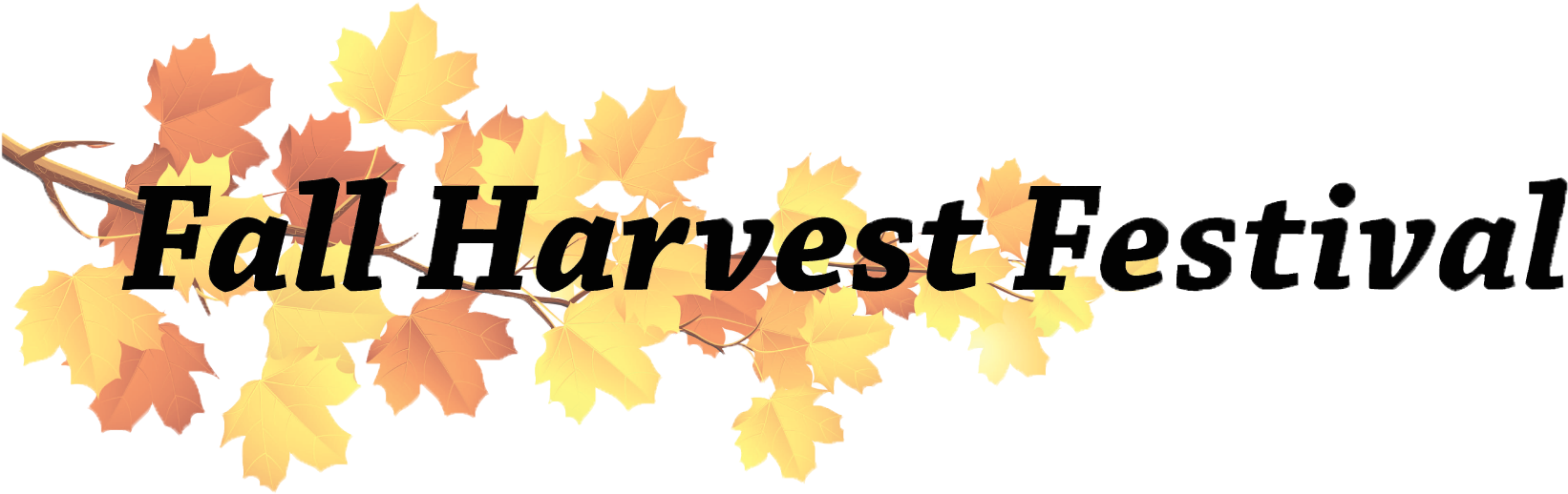 Fall Harvest Festival Graphic PNG